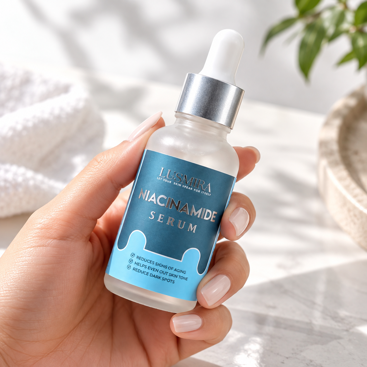 Lusmira Niacinamide Serum Showcase